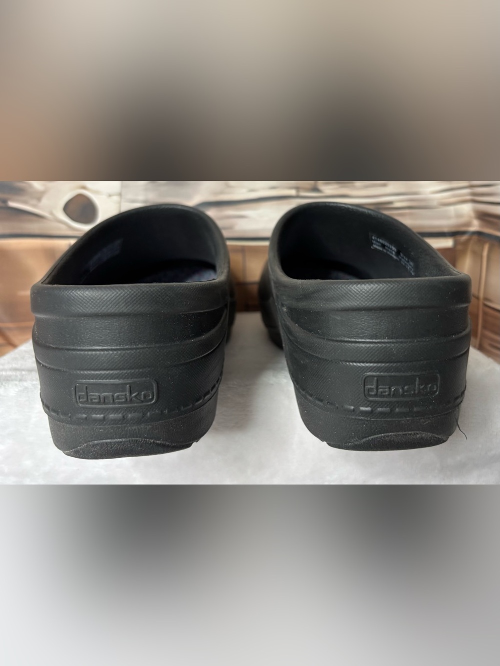 Dansko Kaci Black Molded Slip Resistant Nursing Clogs Women's 38 US 7.5-8 - Picture 6 of 16